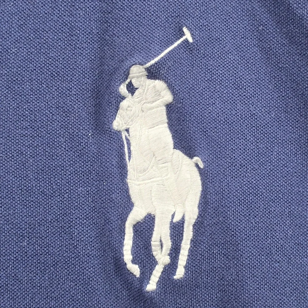 Polo Ralph Lauren Mens 2XLT‎ Tall Navy Blue Short Sleeve Polo Shirt Big Pony #3
